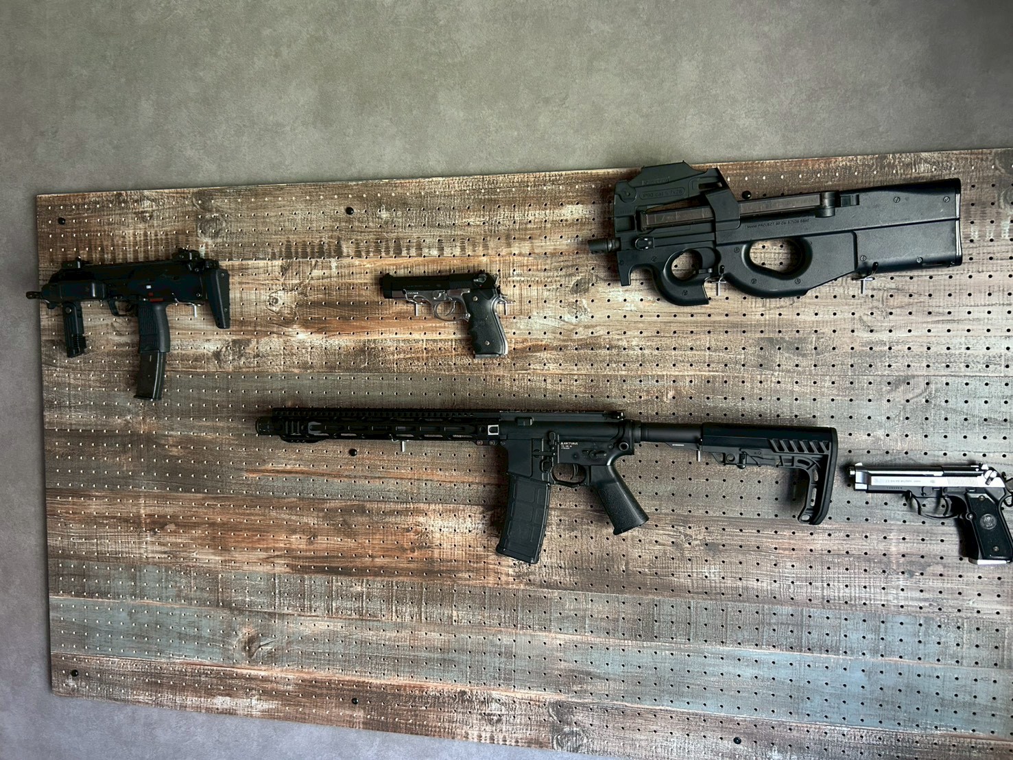 銃モック陳列